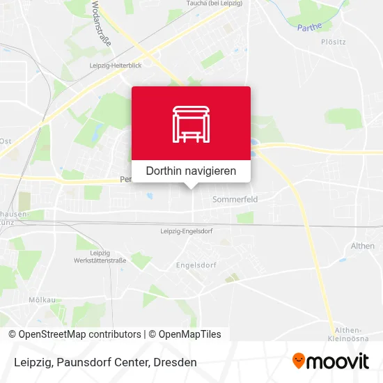Leipzig, Paunsdorf Center Karte