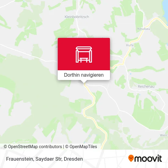 Frauenstein, Saydaer Str Karte
