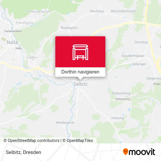 Selbitz Karte