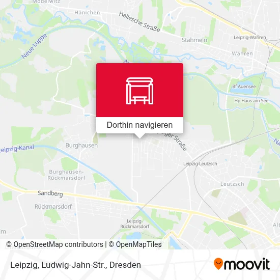Leipzig, Ludwig-Jahn-Str. Karte
