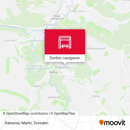 Rabenau Markt Karte