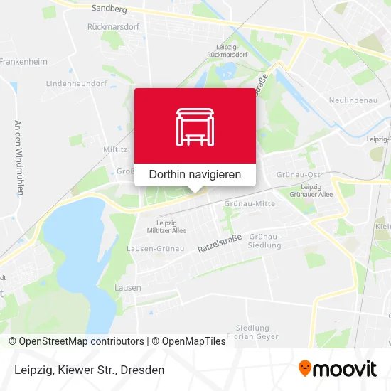 Leipzig, Kiewer Str. Karte