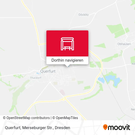 Querfurt, Merseburger Str. Karte