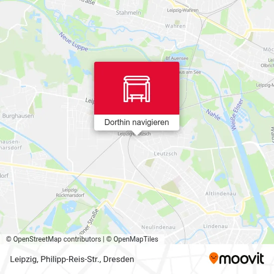 Leipzig, Philipp-Reis-Str. Karte