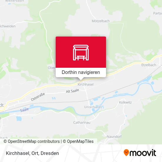 Kirchhasel, Ort Karte