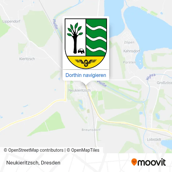Neukieritzsch Karte