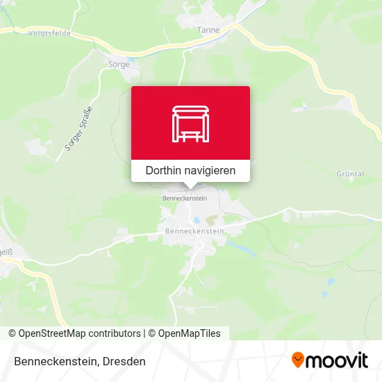 Benneckenstein Karte