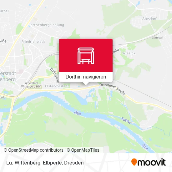 Lu. Wittenberg, Elbperle Karte