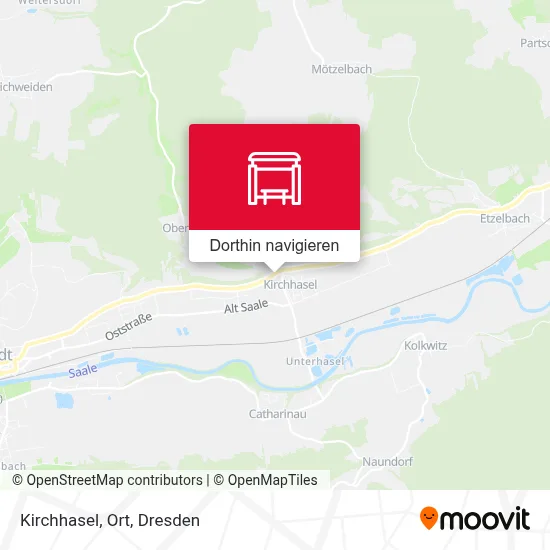 Kirchhasel, Ort Karte