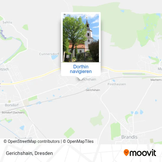 Gerichshain Karte