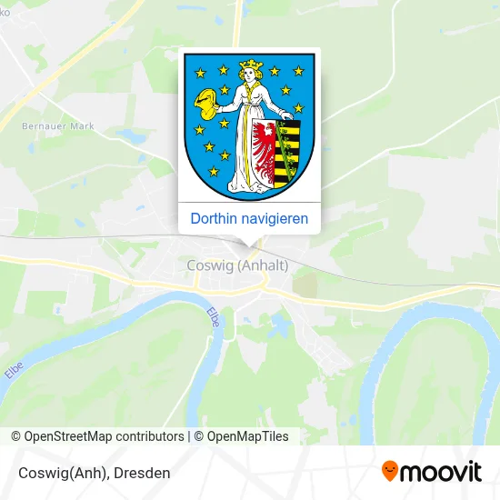 Coswig(Anh) Karte
