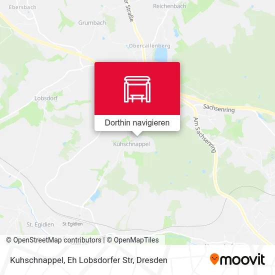 Kuhschnappel, Eh Lobsdorfer Str Karte