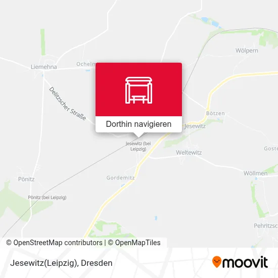 Jesewitz(Leipzig) Karte