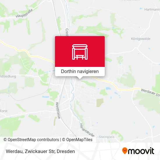 Werdau, Zwickauer Str Karte