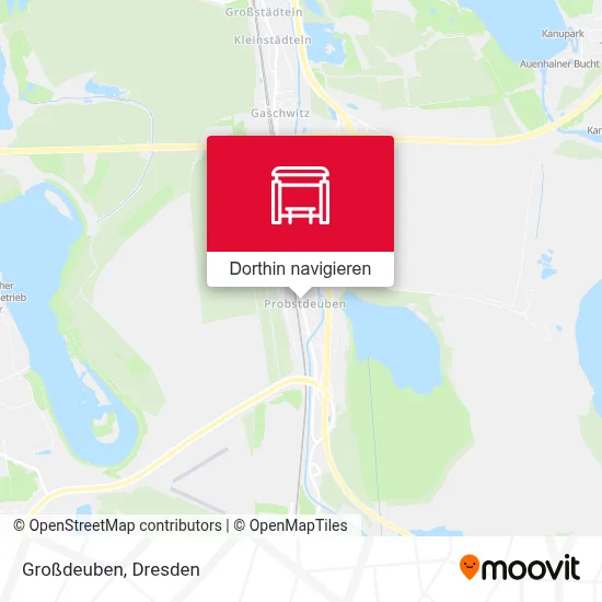 Großdeuben Karte