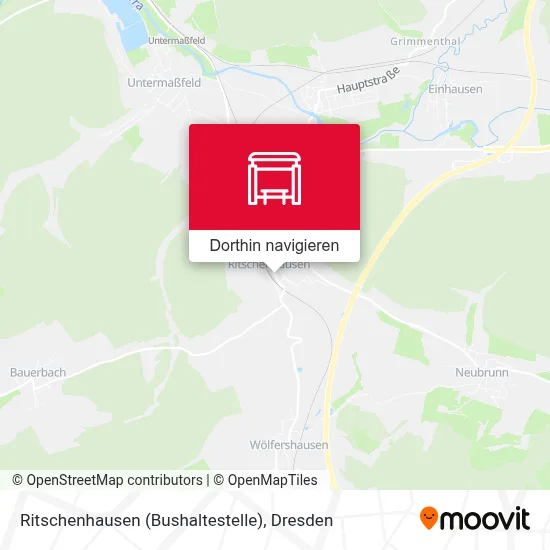 Ritschenhausen (Bushaltestelle) Karte