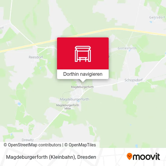 Magdeburgerforth (Kleinbahn) Karte