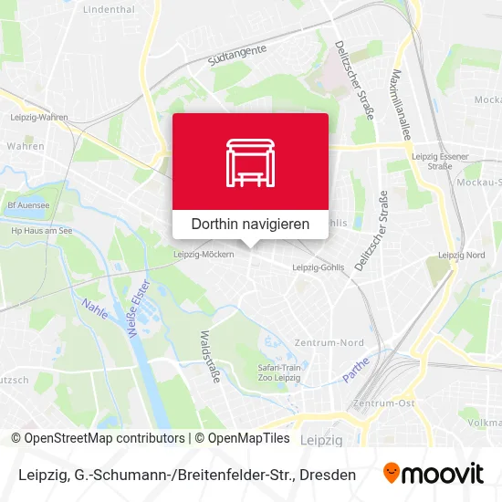 Leipzig, G.-Schumann- / Breitenfelder-Str. Karte