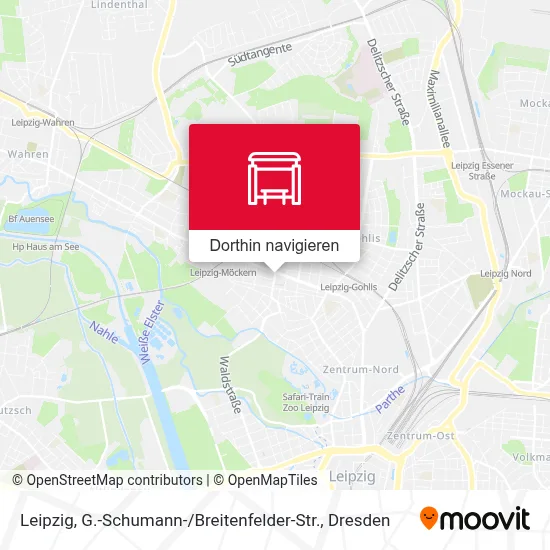 Leipzig, G.-Schumann- / Breitenfelder-Str. Karte