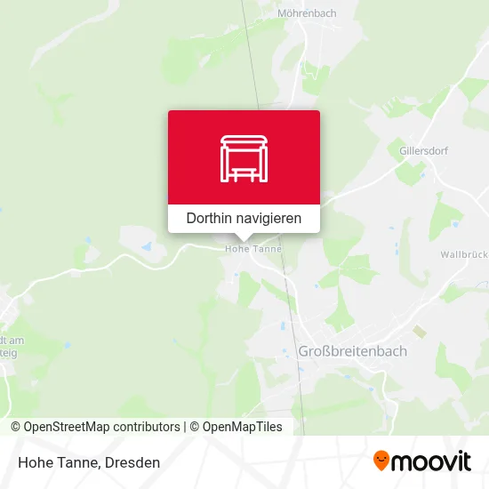 Hohe Tanne Karte