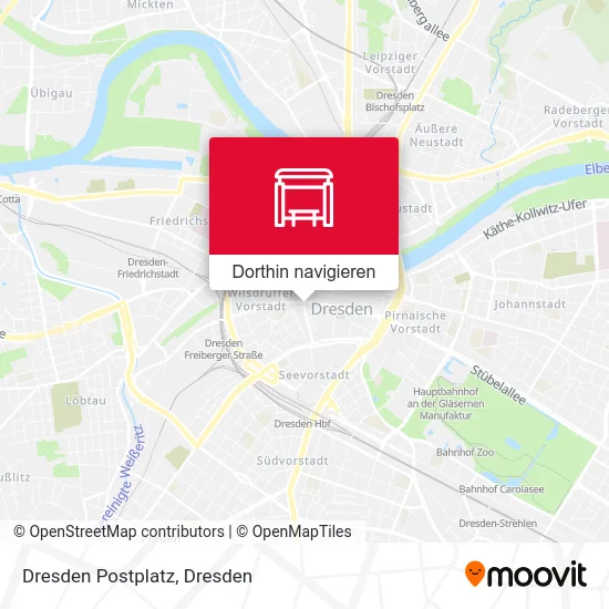 Dresden Postplatz Karte