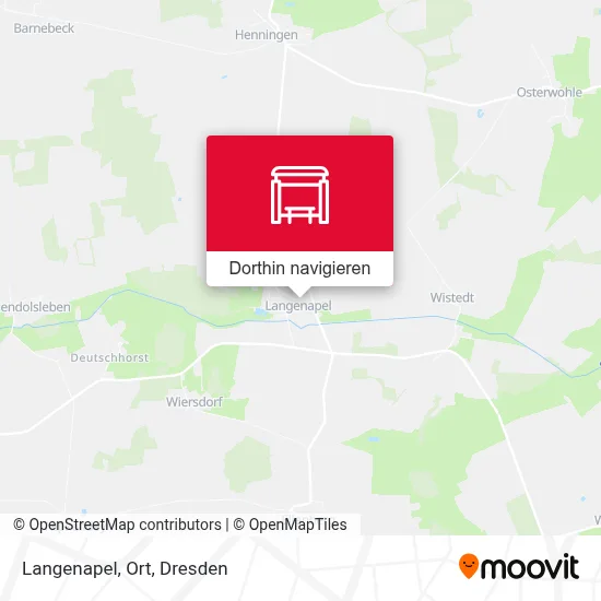 Langenapel, Ort Karte