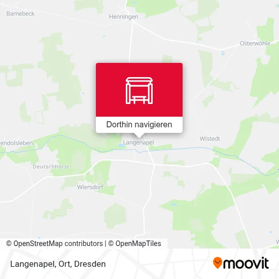 Langenapel, Ort Karte