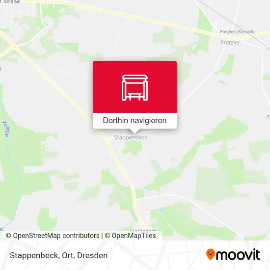 Stappenbeck, Ort Karte
