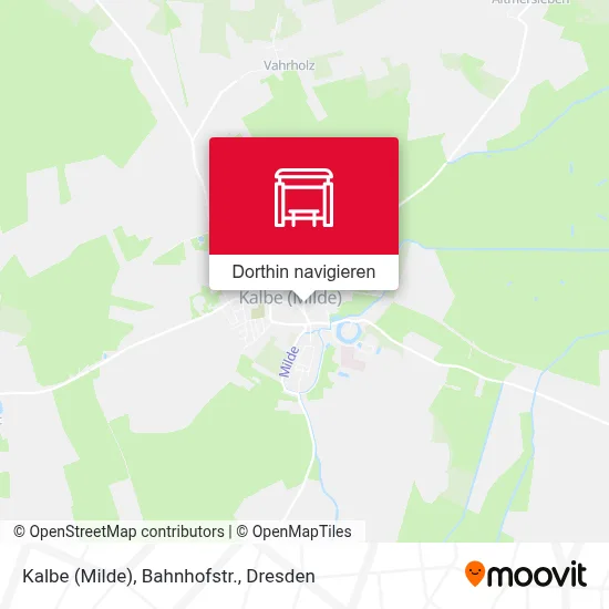 Kalbe (Milde), Bahnhofstr. Karte