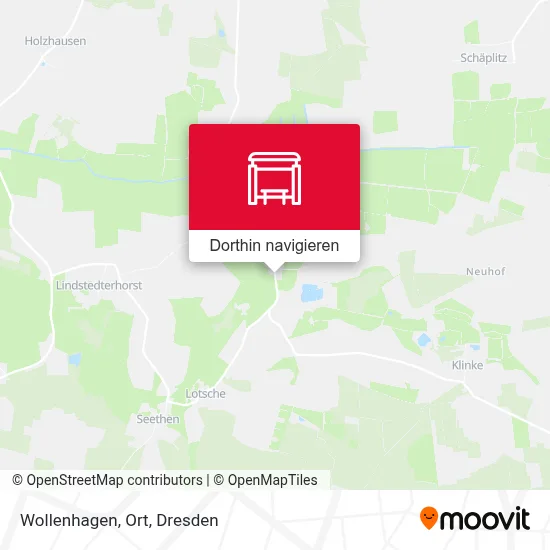 Wollenhagen, Ort Karte