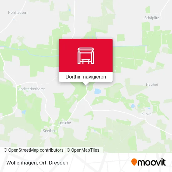 Wollenhagen, Ort Karte