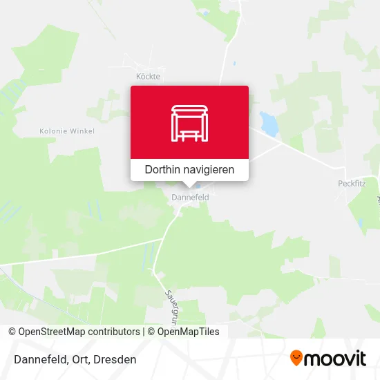 Dannefeld, Ort Karte
