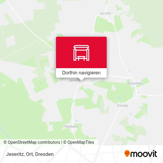 Jeseritz, Ort Karte