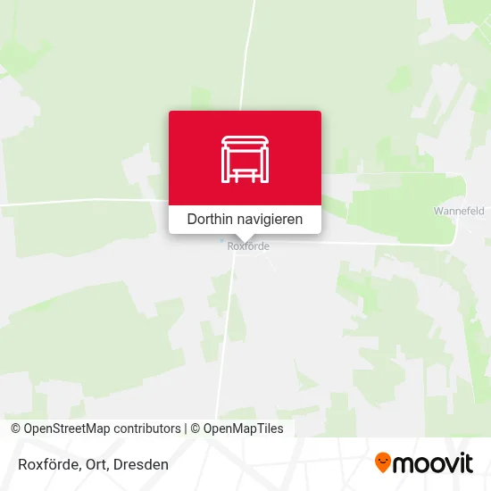 Roxförde, Ort Karte