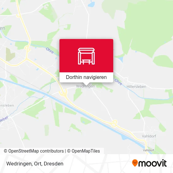 Wedringen, Ort Karte