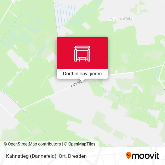 Kahnstieg (Dannefeld), Ort Karte