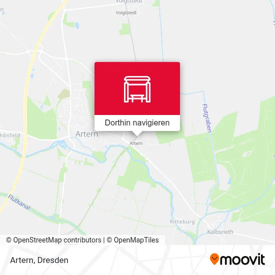 Artern Karte