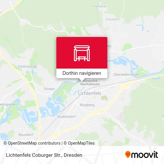 Lichtenfels Coburger Str. Karte