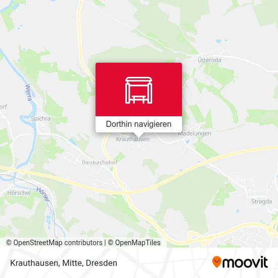 Krauthausen, Mitte Karte