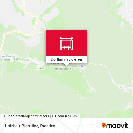 Holzhau, Blockline Karte