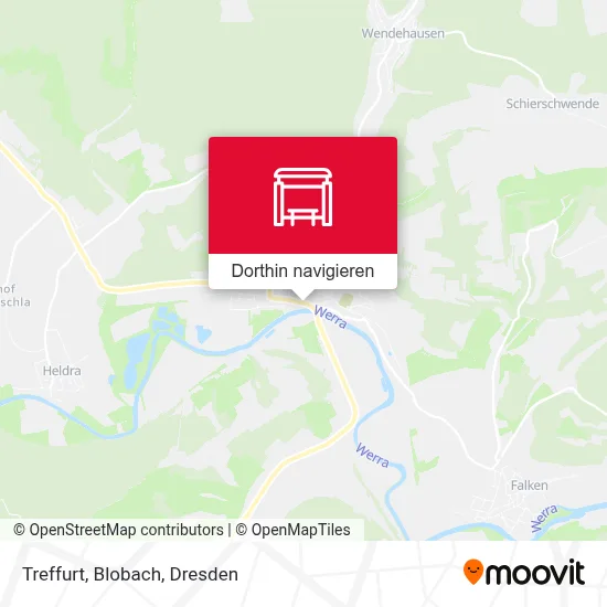 Treffurt, Blobach Karte