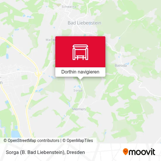 Sorga (B. Bad Liebenstein) Karte