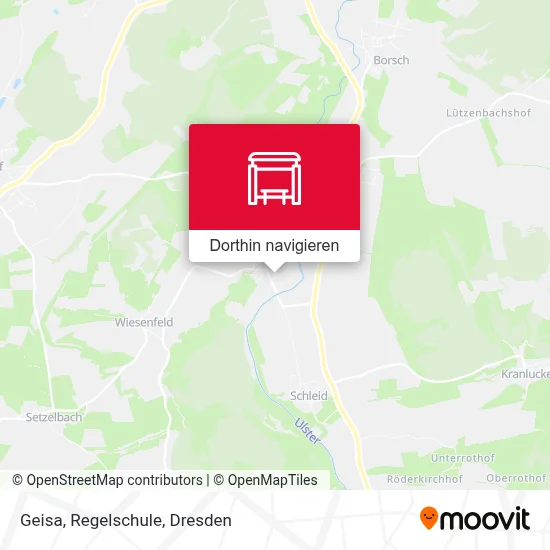 Geisa, Regelschule Karte