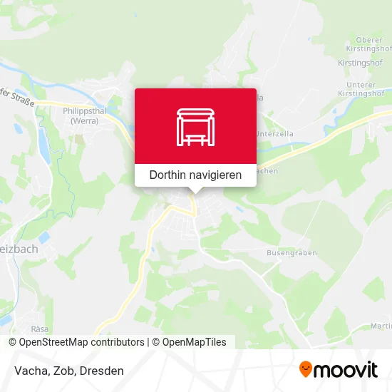Vacha, Zob Karte