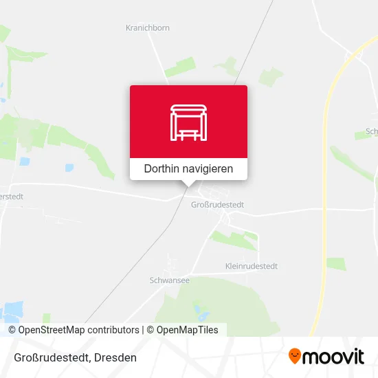 Großrudestedt Karte