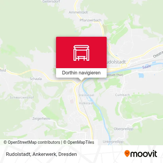 Rudolstadt, Ankerwerk Karte