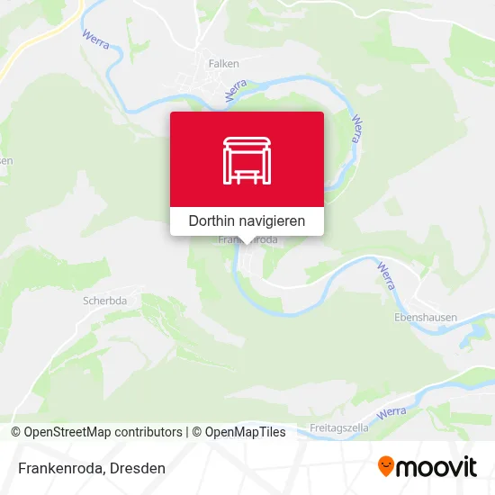 Frankenroda Karte