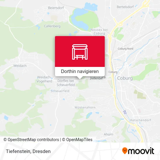 Tiefenstein Karte