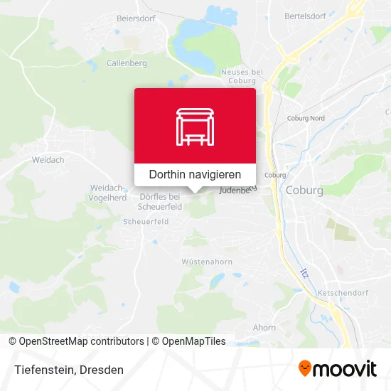Tiefenstein Karte