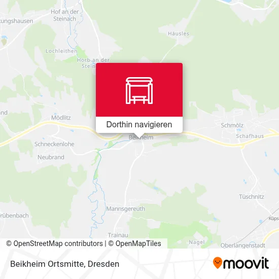 Beikheim Ortsmitte Karte